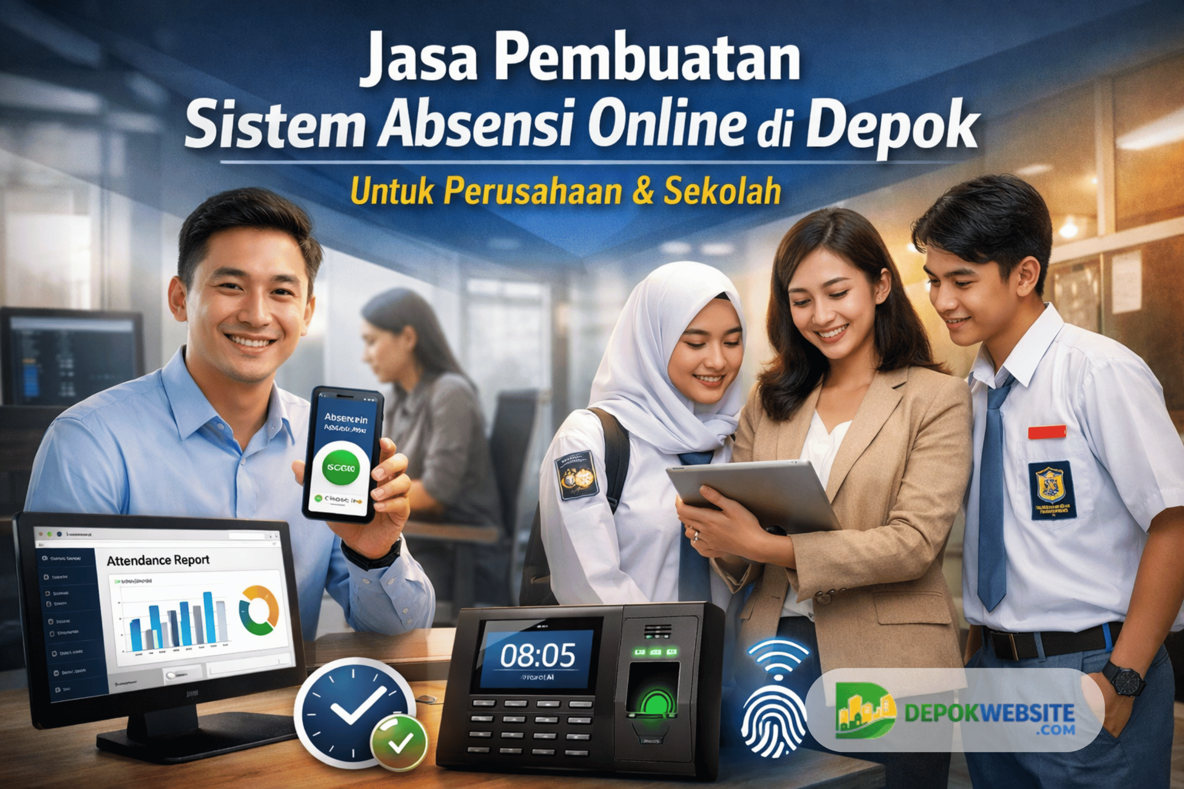 Jasa Pembuatan Sistem Absensi Online di Depok